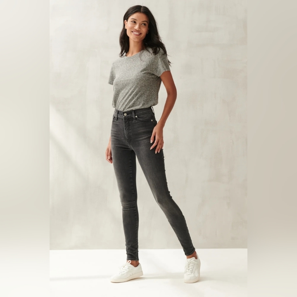 Lucky Brand Women's Charcoal High Rise Jeans